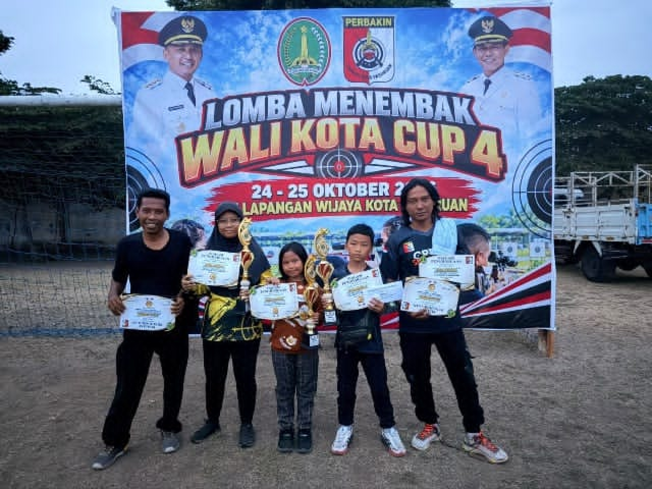 Atlet Perbakin Gresik Borong 5 Posisi Terbaik di Walikota Cup 4 Pasuruan, Tiga di Antaranya Naik Podium